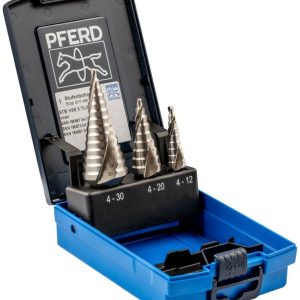 PFERD TOOLS 25201046 SET STB HSS 3 HSS Zestaw wierteł stożkowych stopniowych 3 szt. 1 szt. PFERD TOOLS 25201046 SET STB HSS 3 HSS Zestaw wierteł stożkowych stopniowych 3 szt. 1 szt.