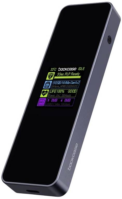 Dockcase 5s PLP Smart Obudowa M.2 SSD USB-C® (USB 3.2 Gen 2) 10 GBit/s M.2 PCIe NVMe 2230, 2242, 2260, 2280 DSWC1P-5