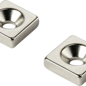 TRU COMPONENTS W10L10T3-M3 Magnes trwały prostokątny (D x S x W) 10 x 10 x 3 mm N35 Maksymalna temperatura graniczna: 80