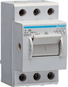 Włącznik główny szary 3 styki 63 A 230 V/AC, 400 V/AC Hager SH363N