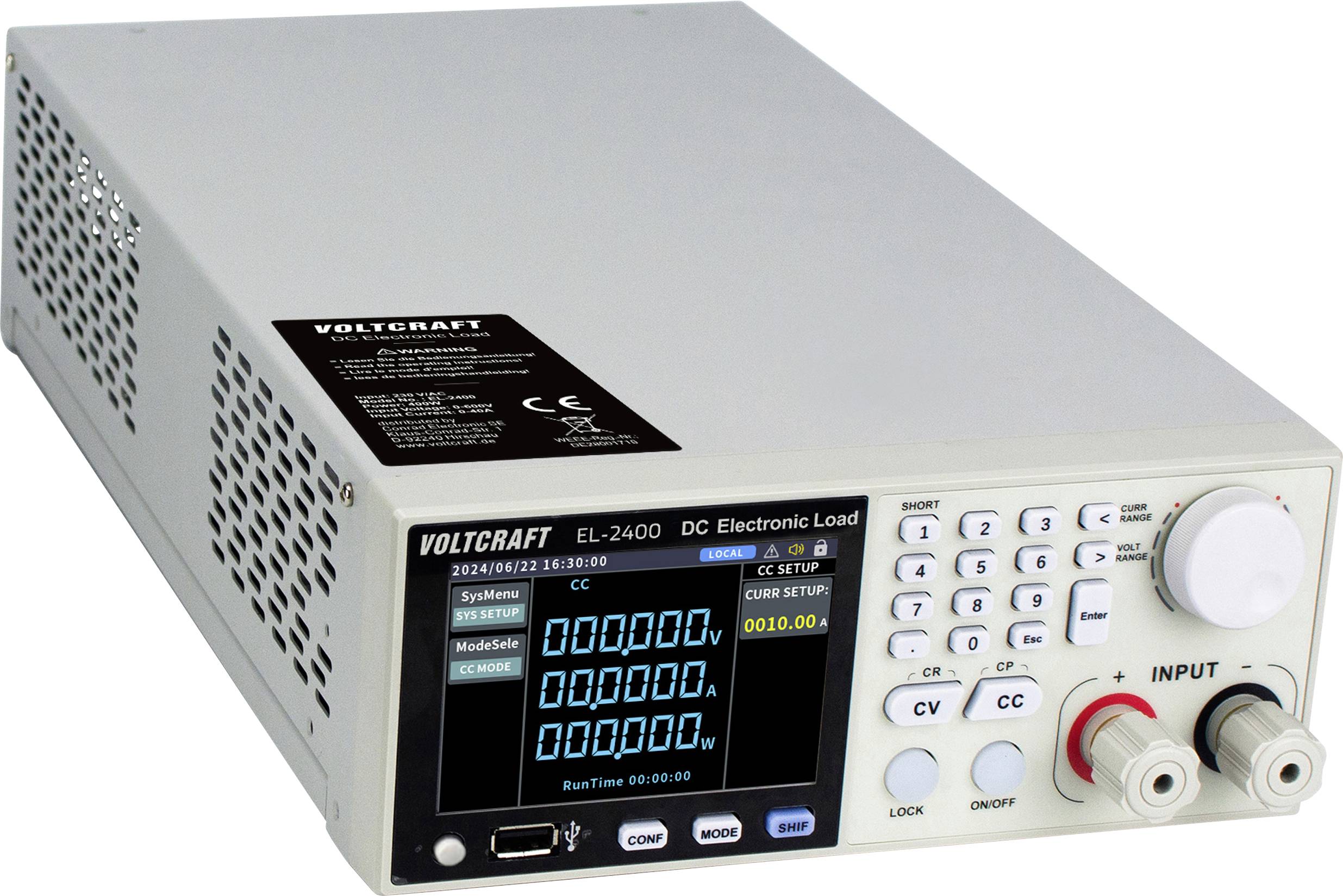 Sztuczne obciążenie VOLTCRAFT EL-2400 600 V/DC 40 A - obrazek 1