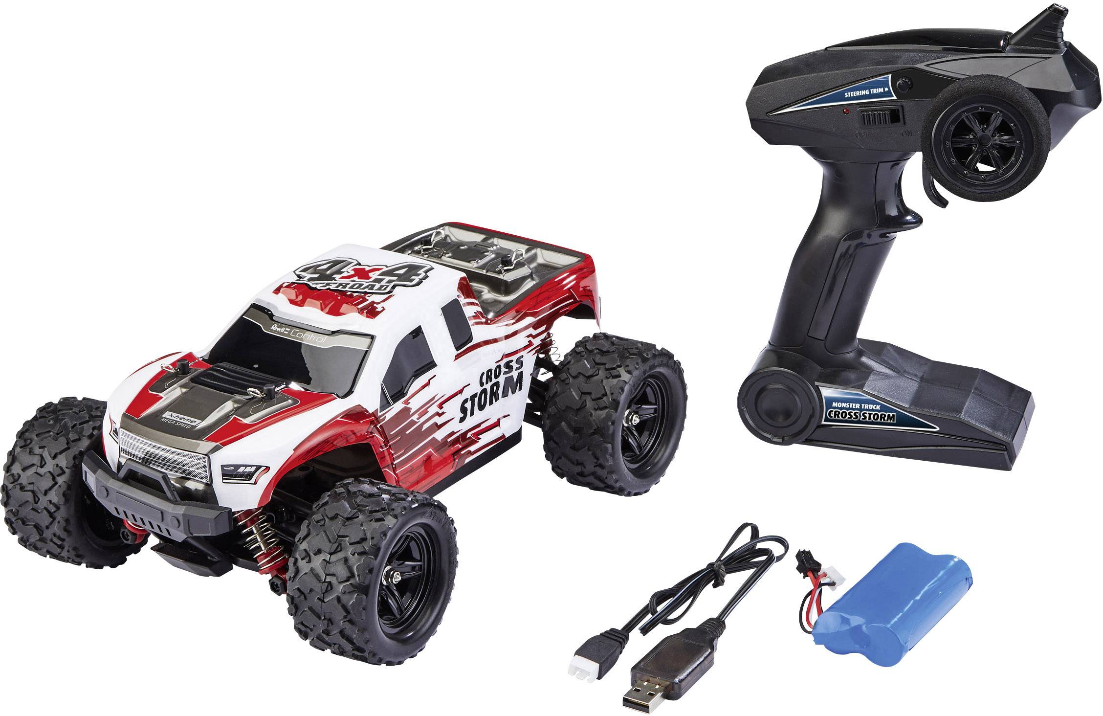 Samochód RC dla początkujących Revell Control X-Treme Cross Storm, 1:18, Elektryczny, RtR - obrazek 1