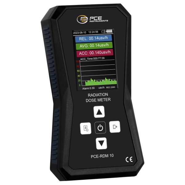 PCE Instruments Rurka licznika Geigera-Müllera Promieniowanie: gamma, rentgenowskie, beta akutystyczny sygnał ostrzegawc