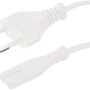 Kabel zasilający HAWA 100827, 1,8 m, biały, H03VVH2 -F 2 x 0,75 mm