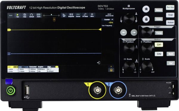 Oscyloskop cyfrowy VOLTCRAFT DOV702 70 MHz 1.25 GSa/s
