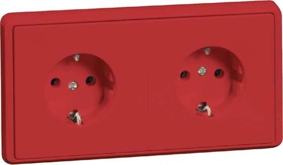 PEHA by Honeywell 1 x Komplet Gniazdo elektryczne rubinowy czerwony 898311 1 szt. - obrazek 1