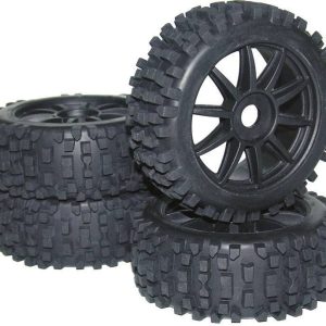 Koła kompletne Buggy Reely, opony Big Core, skala 1:8, zestaw – 4 sztuki