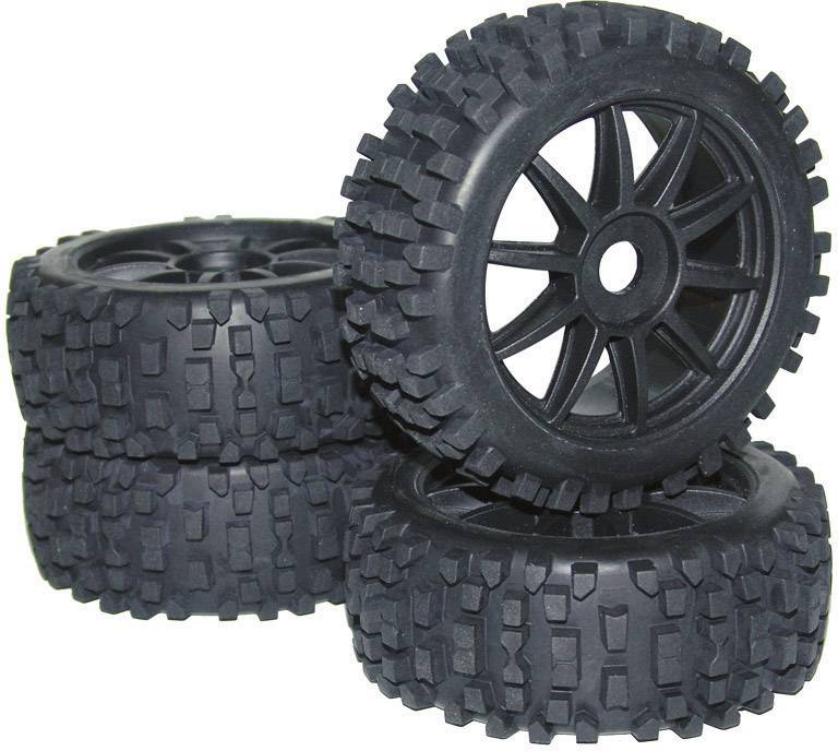 Koła kompletne Buggy Reely, opony Big Core, skala 1:8, zestaw - 4 sztuki - obrazek 1