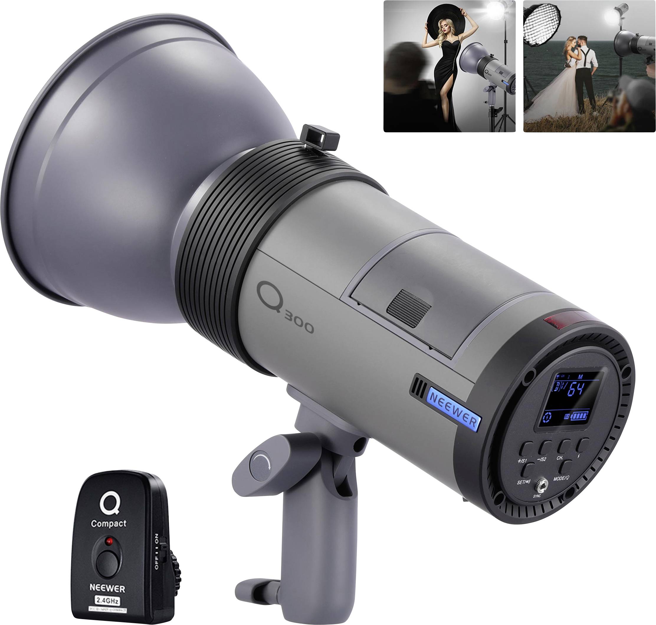Lampa fotograficzna LED Neewer Q300 Q300, 1 szt. - obrazek 1