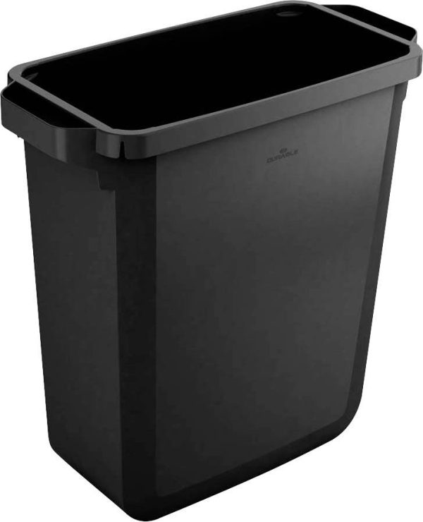 Durable DURABIN ECO 1800503221 Kosz na śmieci 60 l tworzywo sztuczne (D x S x W) 590.00 x 590 x 600 mm czarny 1 szt.