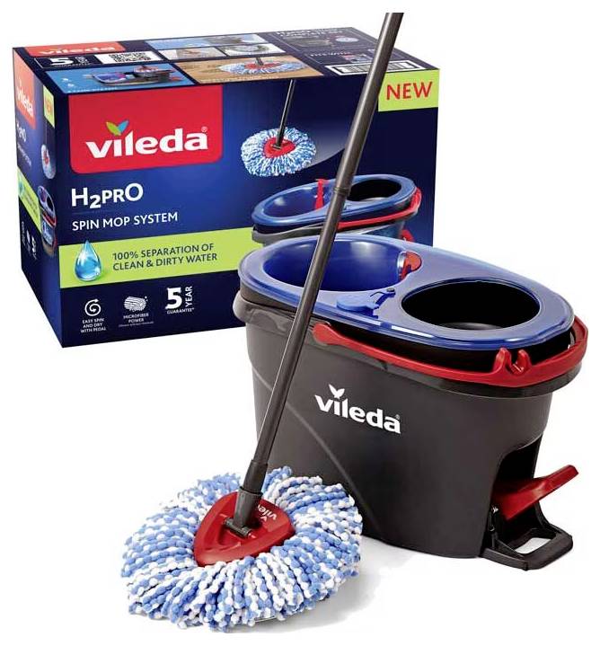 Vileda 178333 H2PRO Spin Mop Mop podłogowy 1 szt. - obrazek 1