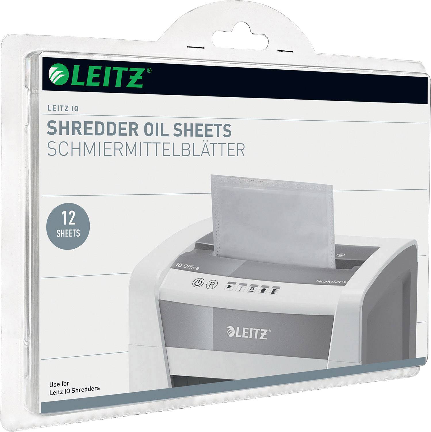 Leitz IQ Oil Sheets Arkusze olejowe do niszczarki 12 ark. - obrazek 1