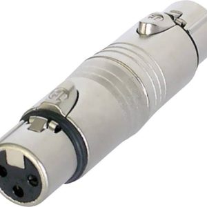 Adapter XLR NA3FF złącze żeńskie XLR – złącze żeńskie XLR Neutrik NA3FF 1 szt.