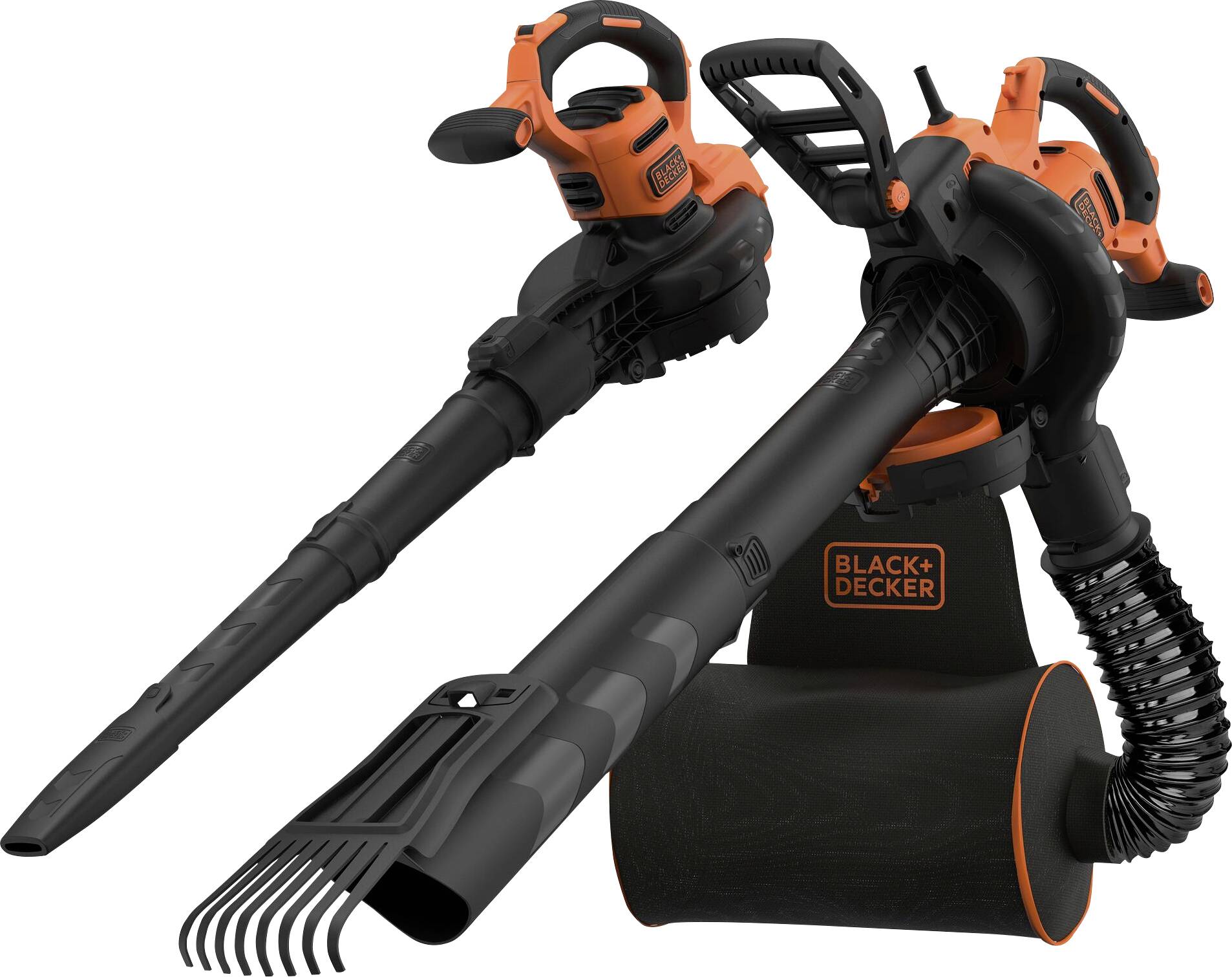 Black & Decker BEBLV301-QS elektryczny Odkurzacz do liści, Dmuchawa do liści, Niszczarka do liści 230 V - obrazek 1