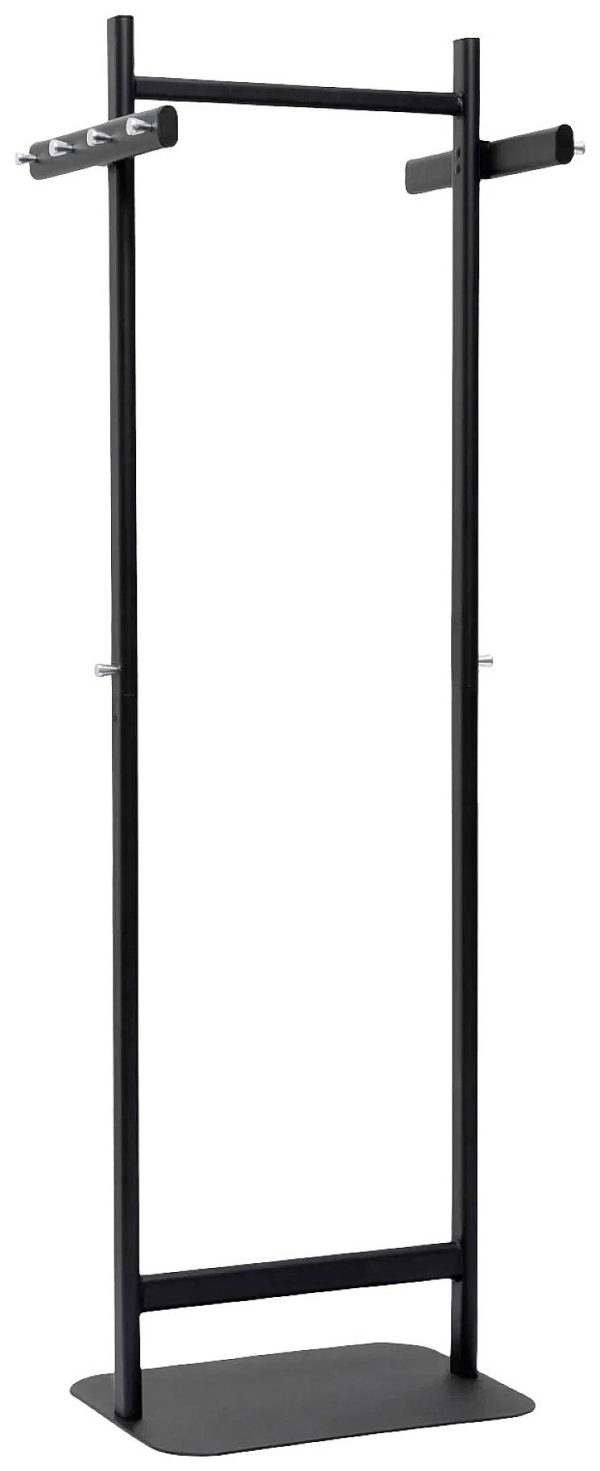 Wieszak do garderoby Maul MAULsalsa 9407890 Ilość haków: 10 (S x W x G) 52 x 172 x 40 cm metal, stal czarny