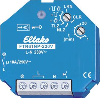 FTN61NP-230V Eltako bezprzewodowy Przełącznik podtynkowy Maksymalna moc przełączania 2500 W Zasięg maksymalny 30 m - obrazek 1