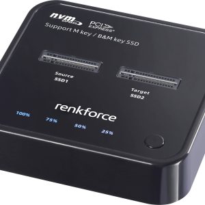Renkforce RF-TPCD-300 1 x Stacja kopiująca do dysków twardych M.2 PCIe NVMe, USB-C® Renkforce RF-TPCD-300 1 x Stacja kopiująca do dysków twardych M.2 PCIe NVMe, USB-C®