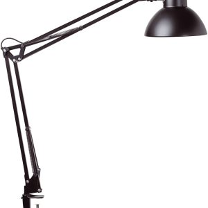 Lampa biurkowa Maul Study, obrót 360, maks. 60 W, czarna