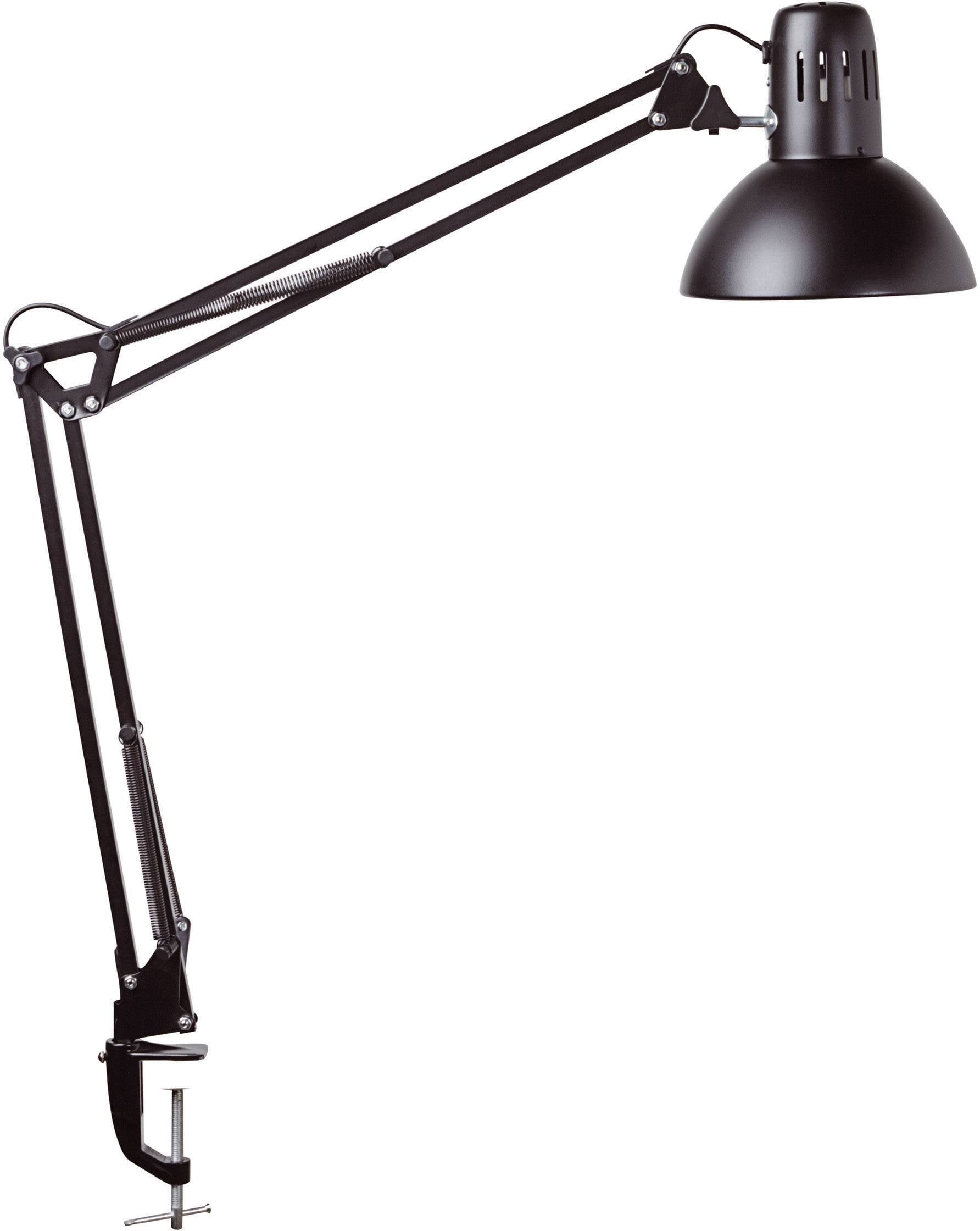 Lampa biurkowa Maul Study, obrót 360, maks. 60 W, czarna - obrazek 1