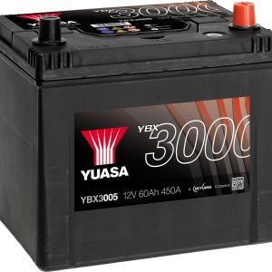 Yuasa SMF YBX3005 Akumulator samochodowy 60 Ah Połączenie biegunów: T1 Yuasa SMF YBX3005 Akumulator samochodowy 60 Ah Połączenie biegunów: T1
