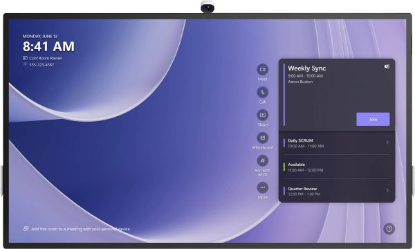 Microsoft Surface Hub 3 85″ Wyświetlacz Digital Signage 216 cm 85 cal 3840 x 2160 Pixel