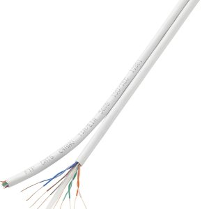 TRU COMPONENTS Przewód sieciowy CAT 6 U/UTP 8 x 2 x 0.196 mm² biały 100 m TRU COMPONENTS Przewód sieciowy CAT 6 U/UTP 8 x 2 x 0.196 mm² biały 100 m
