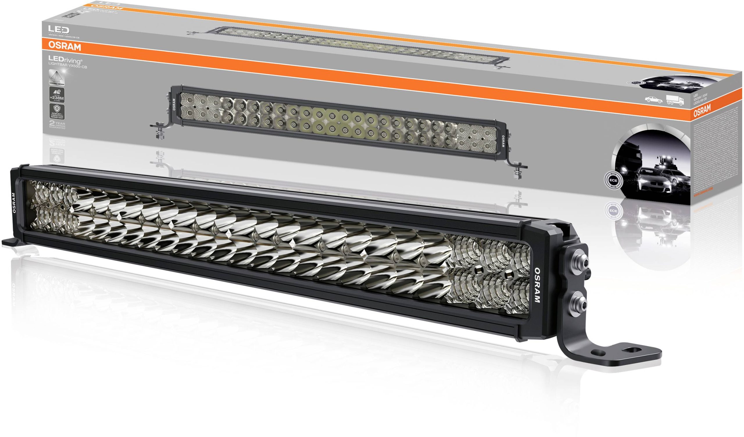 Reflektor pomocniczy Osram Automotive LEDDL118-CB LEDDL118-CB (D x S x W) 62 x 582 x 80 mm - obrazek 1