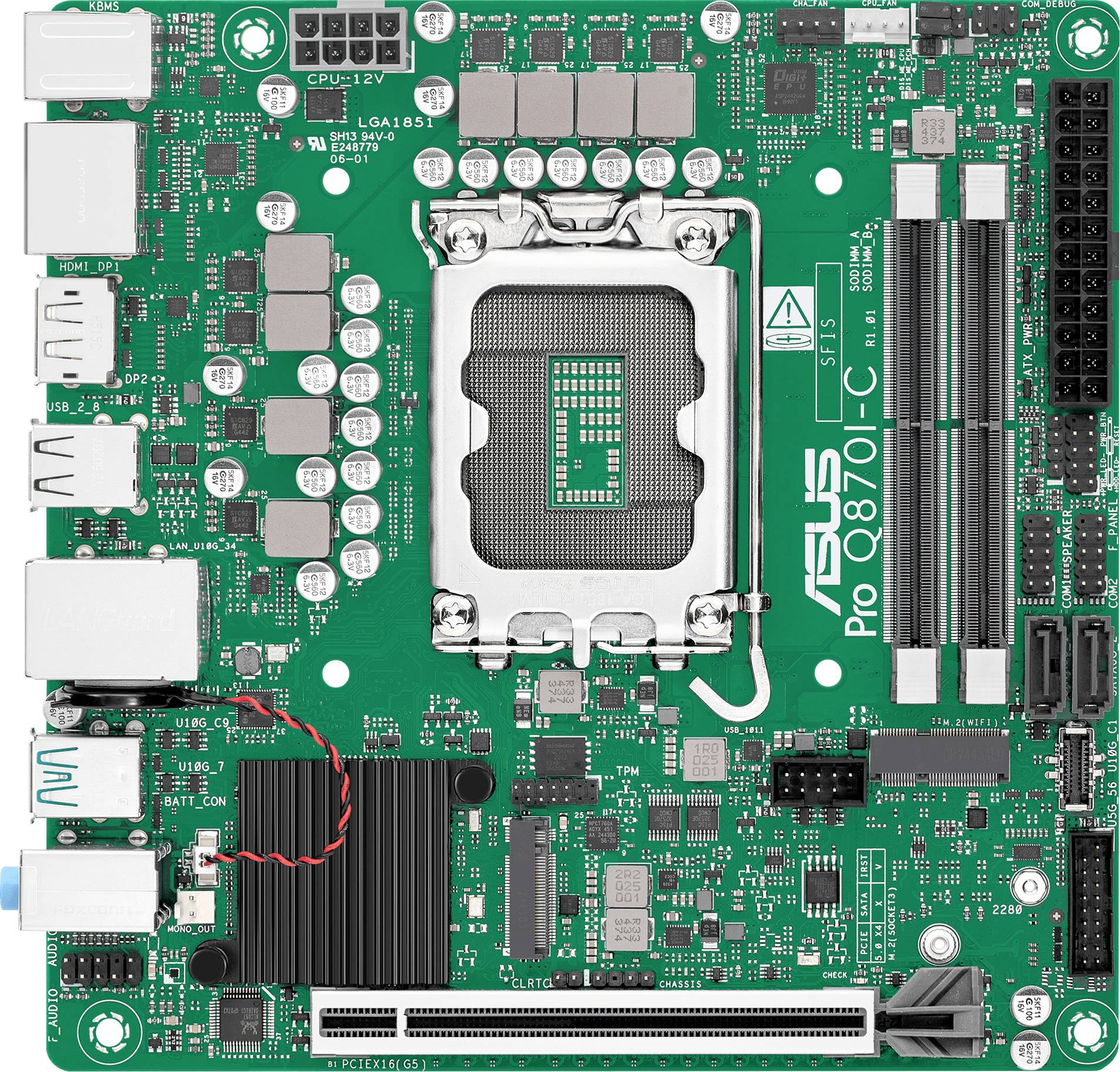 Płyta główna Asus PRO Q870I-C-CSM #####Intel® 1851 Mini-ITX Q870 - obrazek 1