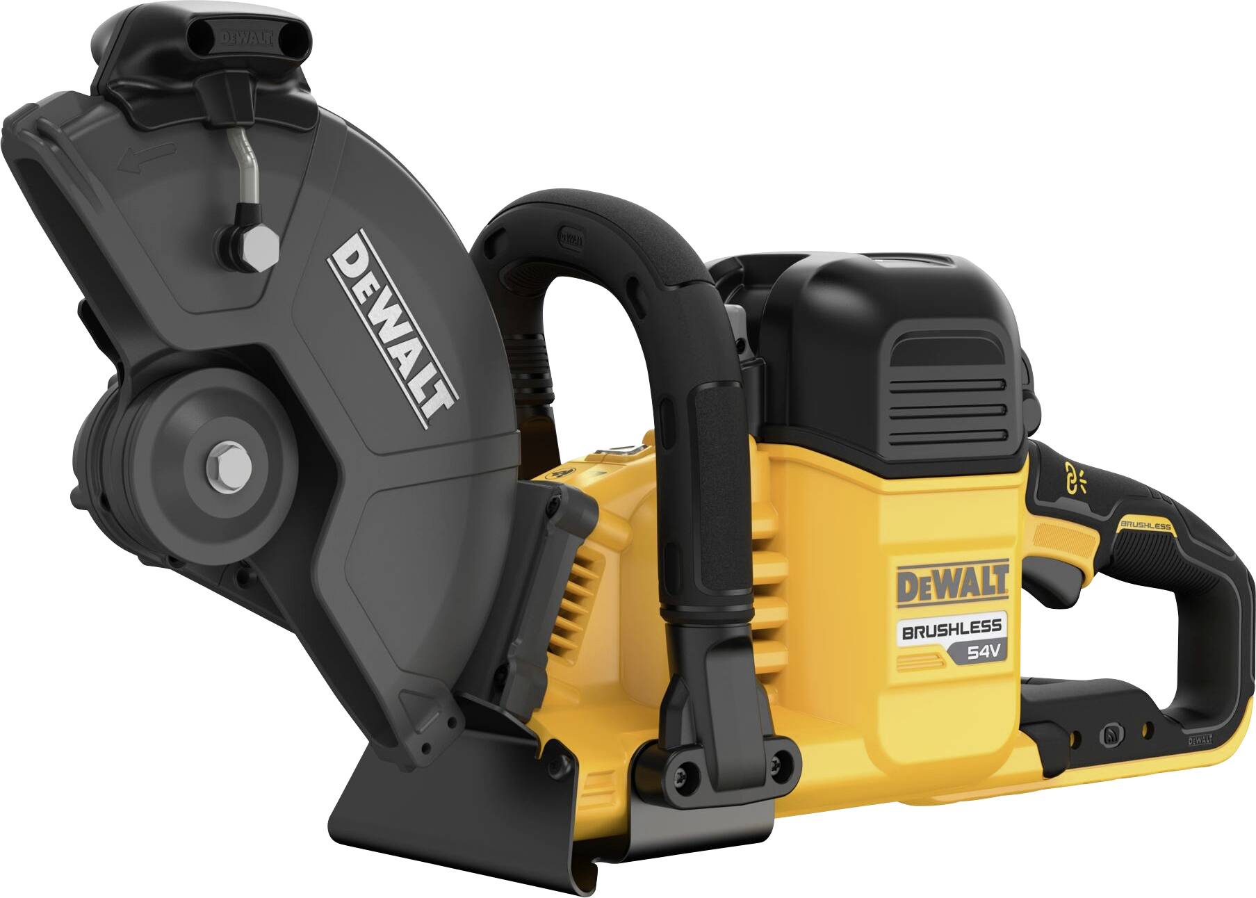 DEWALT DeWALT DCS691N-XJ, Holz, Schwarz, Gelb, Bürstenlos, 11,5 cm, 4500 RPM, 3,8 cm Akumulatorowa szlifierka do cięcia - obrazek 1