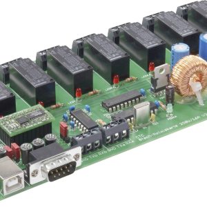 Karta przekaźnikowa C-Control, 8-kanałowa, 300 mA, 12 – 24V Karta przekaźnikowa C-Control, 8-kanałowa, 300 mA, 12 – 24V