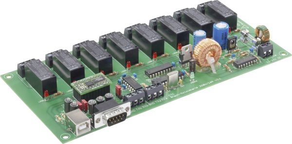 Karta przekaźnikowa C-Control, 8-kanałowa, 300 mA, 12 – 24V