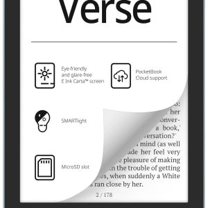 Czytnik eBook PocketBook Verse 15.2 cm (6 cal) jasnoniebieski Czytnik eBook PocketBook Verse 15.2 cm (6 cal) jasnoniebieski