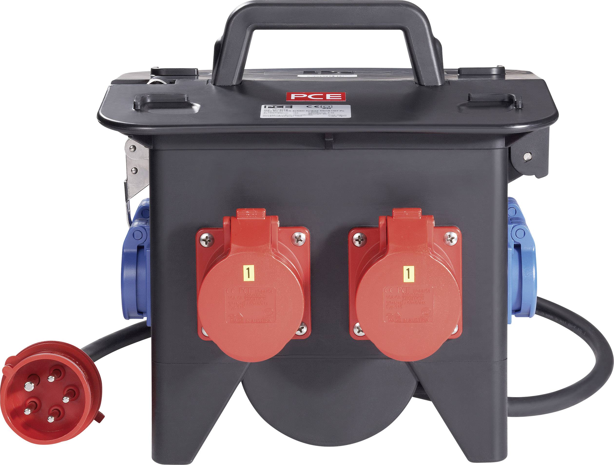 Tablica rozdzielcza PCE 9473074, 400V, 16A, IP44 - obrazek 1