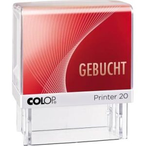Pieczątka tekstowa Colop Printer 20 czerwony 38 x 14 mm (szer. x wys.) Pieczątka tekstowa Colop Printer 20 czerwony 38 x 14 mm (szer. x wys.)