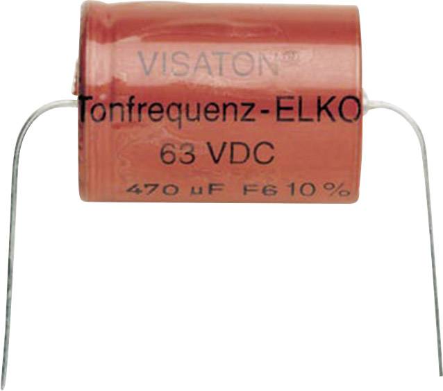 Kondensator głośnikowy Visaton Bipolar Elco 100 UF 5388, 1 szt. - obrazek 1