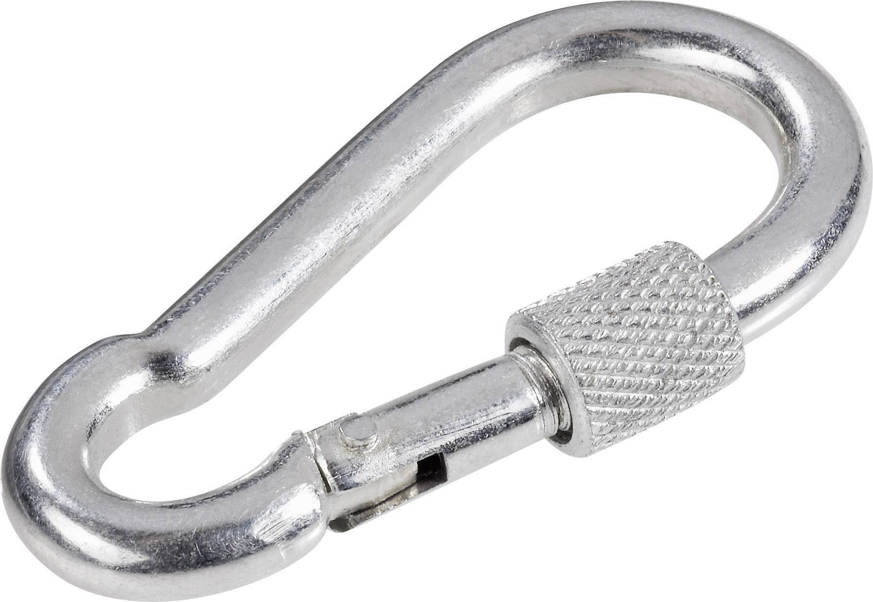 Hak zatrzaskowy przeciwpożarow z połączenie gwintowym TOOLCRAFT 486760 (D x S) 90 mm x 9 mm - obrazek 1