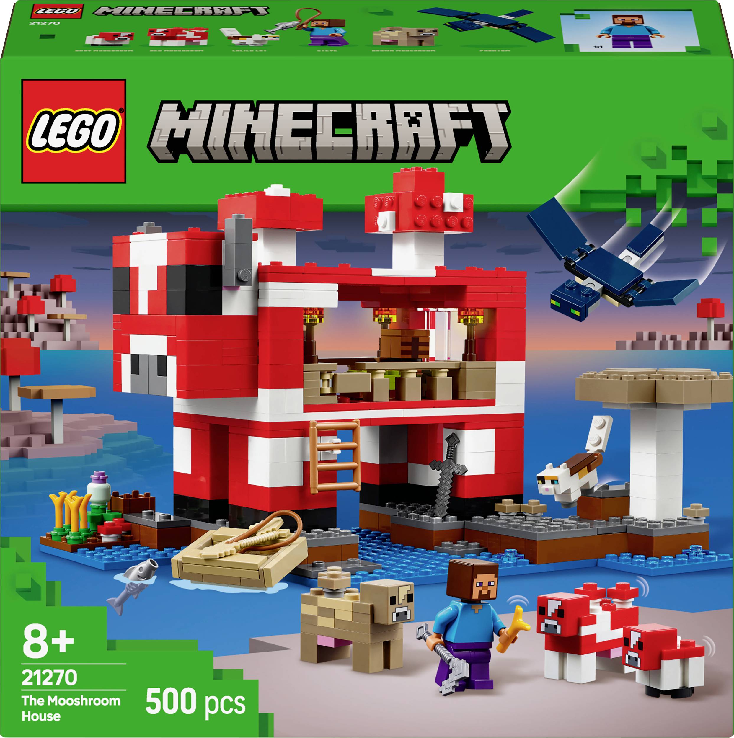 LEGO® MINECRAFT LEGO Minecraft LEGO - 21270 Minecraft Das Pilzkuh-Haus 21270, 1 szt. - obrazek 1