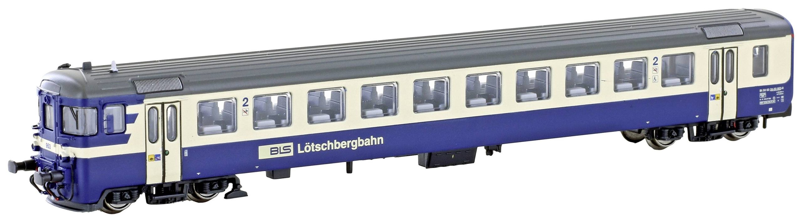 Wagon zespołu trakcyjnego Hobbytrain H23944 N samochód kontrolny Bt BLS - obrazek 1