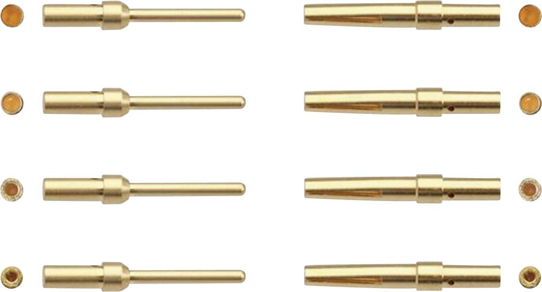 N/A HARTING 09670008476 Minimalna średnica przewodu (system AWG): 24 Maksymalna średnica przewodu (system AWG): 20 złoco - obrazek 1
