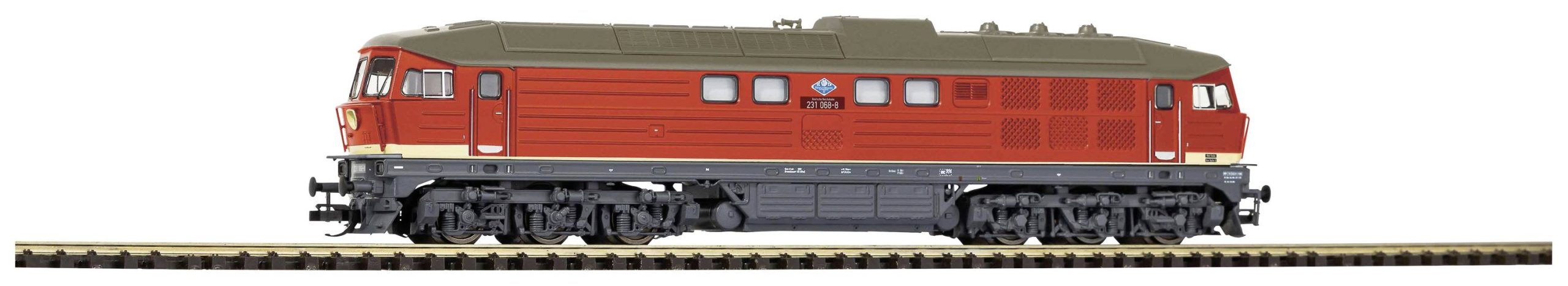 Lokomotywa diesel Piko TT 47329 TT Lokomotywa spalinowa TT BR 231 firmy DR - obrazek 1