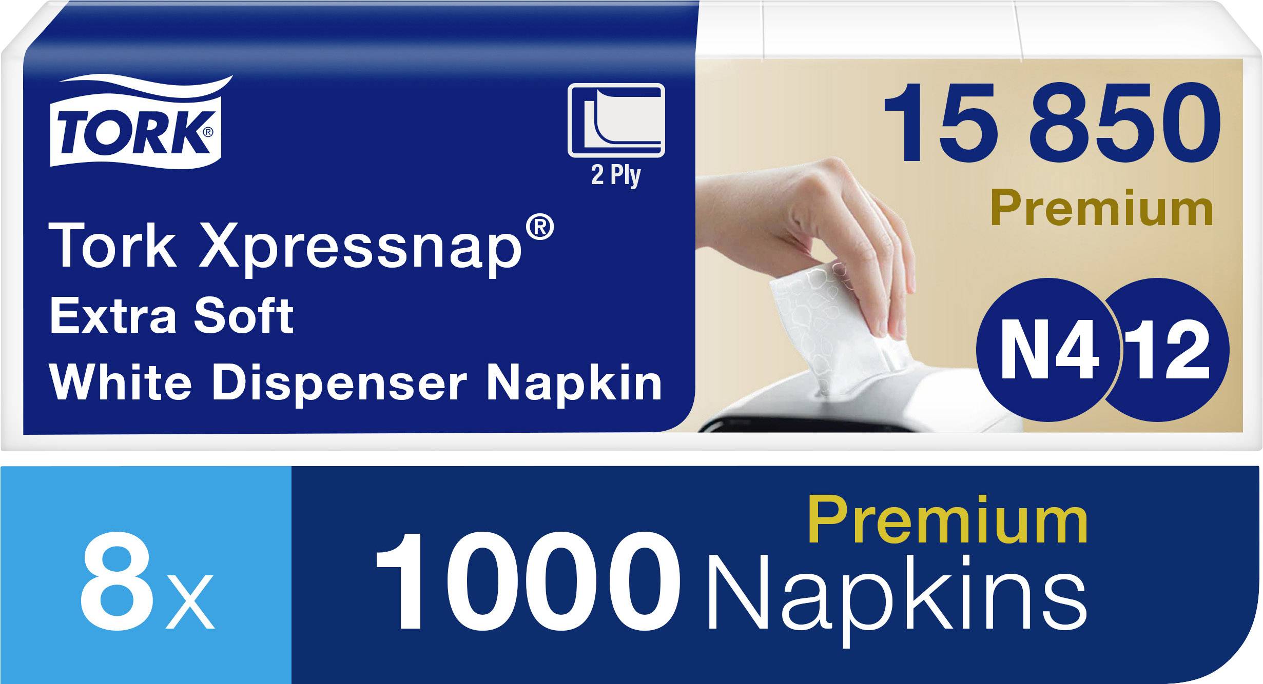 TORK Xpressnap® Serwetka papierowa 15850 8 szt. - obrazek 1