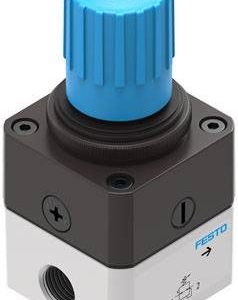 FESTO Zawór regulacji ciśnienia precyzyjny 159502 LRP-1/4-10 G 1/4 Materiał obudowy aluminium Element uszczelniający NBR