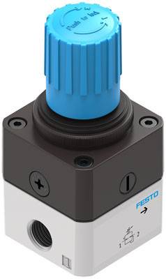 FESTO Zawór regulacji ciśnienia precyzyjny 159502 LRP-1/4-10 G 1/4 Materiał obudowy aluminium Element uszczelniający NBR