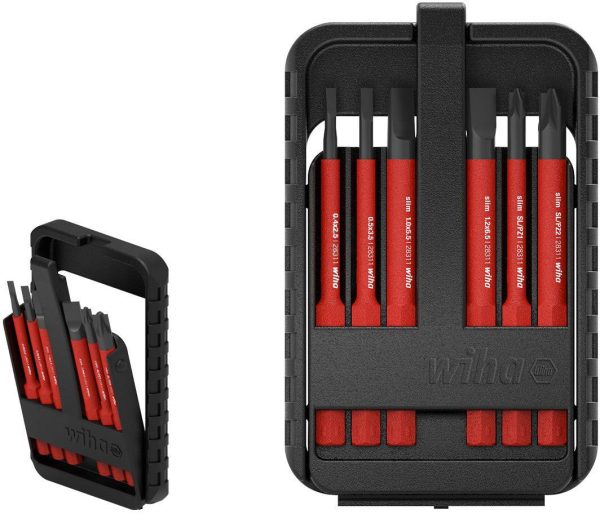 Zestaw wymiennych końcówek wkrętaka Wiha Bit-Set slimBit electric 6tlg Torx 43153 VDE