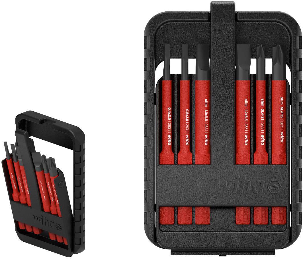 Zestaw wymiennych końcówek wkrętaka Wiha Bit-Set slimBit electric 6tlg Torx 43153 VDE - obrazek 1