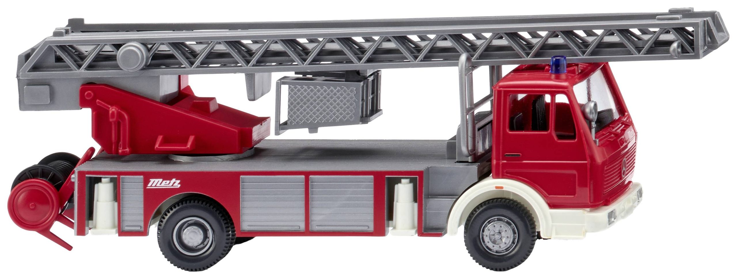 Wiking 061803 H0 Model pojazdu uprzywilejowanego Mercedes Benz Straż pożarna, Metz DLK 23-12 - obrazek 1