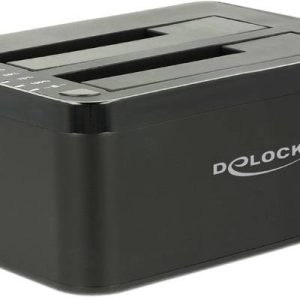 Delock 62661 SATA 6 Gb/s, Gniazdo DC 3,5 mm Stacja dokująca do dysków twardych