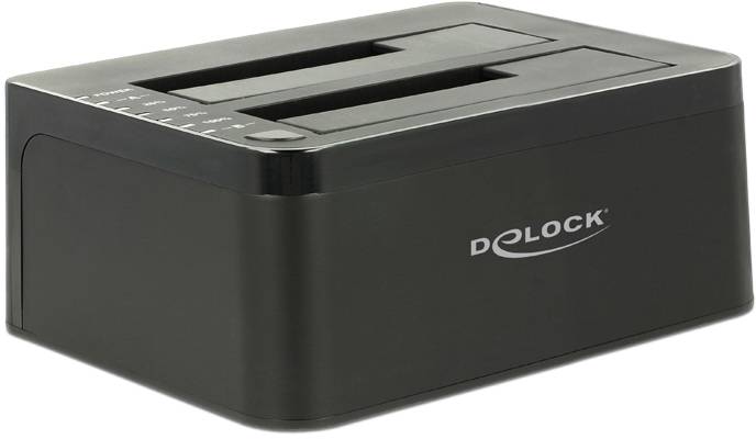 Delock 62661 SATA 6 Gb/s, Gniazdo DC 3,5 mm Stacja dokująca do dysków twardych - obrazek 1