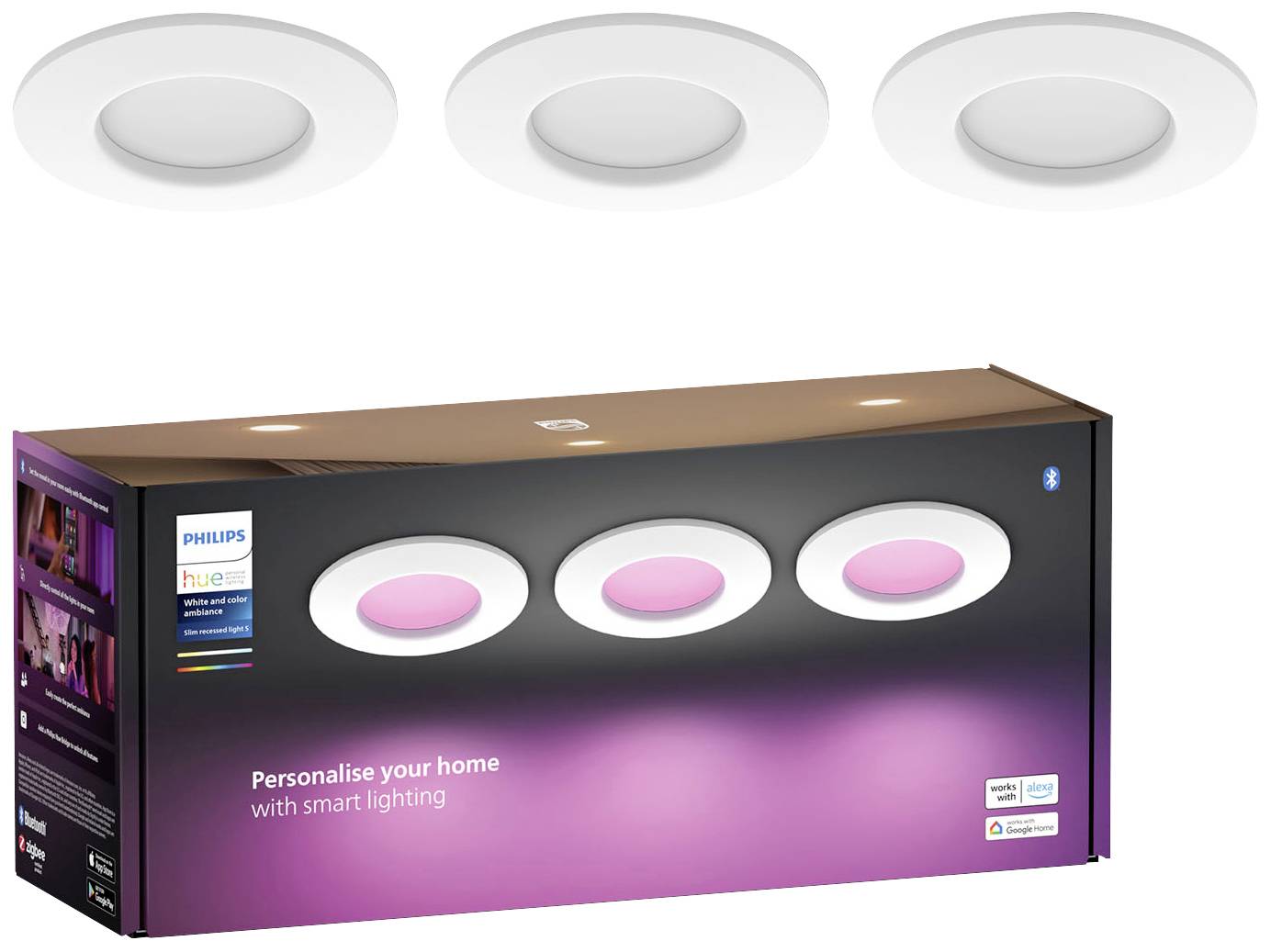 Philips Hue Lampa downlight 929003712102 Hue WCA Slim 24.9 W - obrazek 1