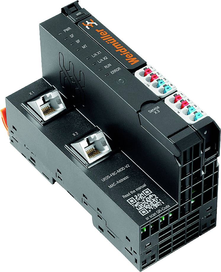 Weidmüller UR20-FBC-MOD-TCP-V2 2476450000 Łącznik magistrali PLC 24 V/DC - obrazek 1